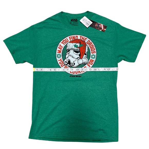 Star Wars Stormtrooper Christmas T Shirt Adult M Unisex Holiday Short Sleeve Top - Picture 3 of 12